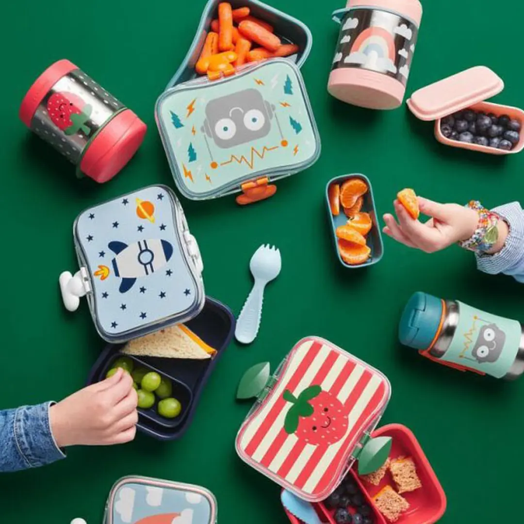 Skip Hop Spark Style Lunchbox Robot - 0,7L - 2 Vakken - Mix - afbeelding 2 van 6