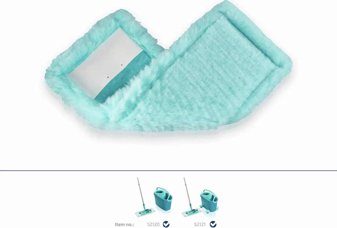 Leifheit Clean Twist M Ergo Power Clean Vloerwisserovertrek 33cm - Turquoise
