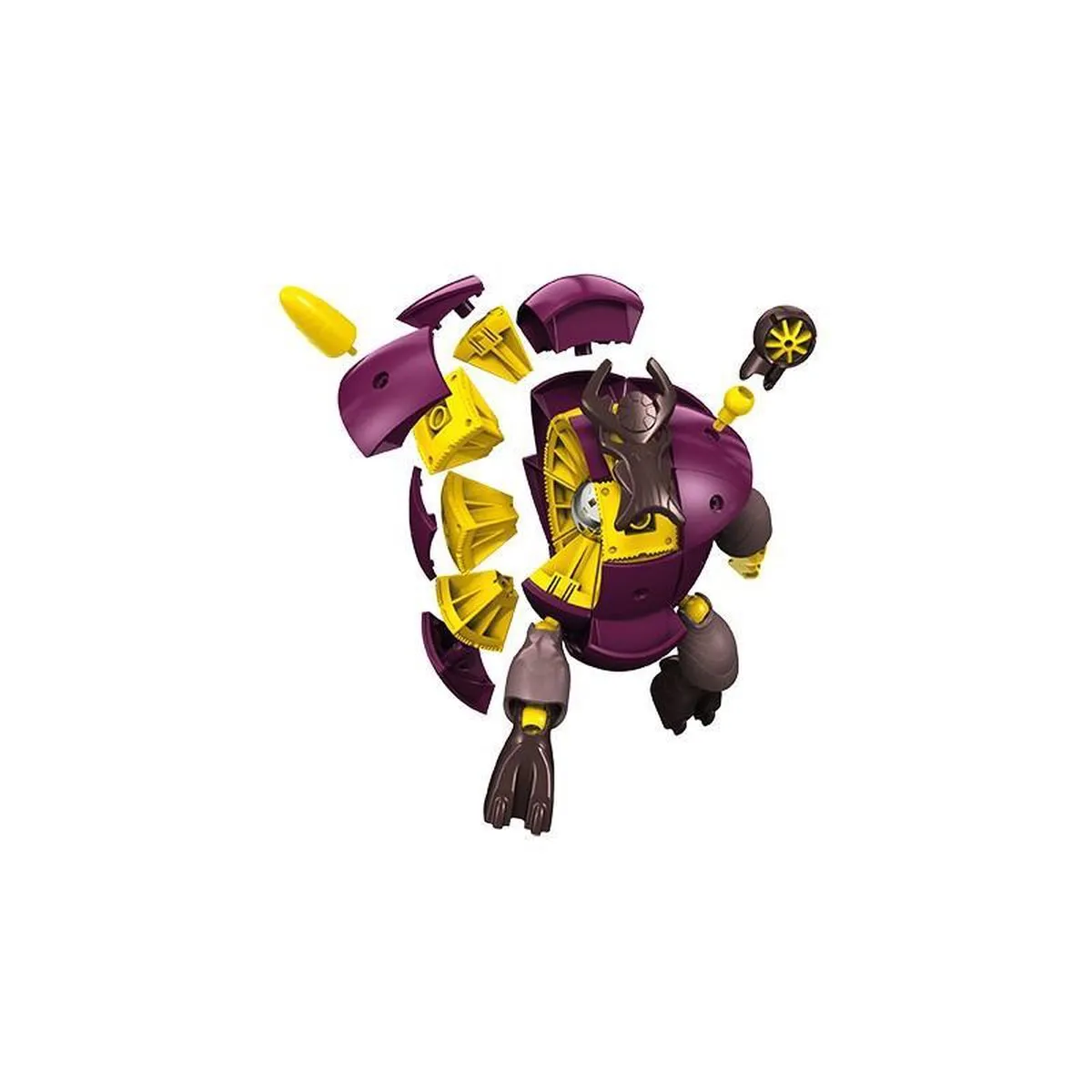 Geomag Kor Proteon Vulkram - 103-delig - Paars - afbeelding 6 van 6