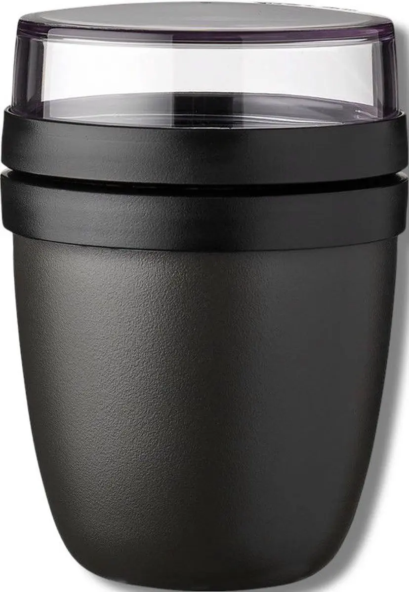 Mepal Lunchpot Mini Ellipse 300ml - Yoghurt/Muesli - Nordic Black - afbeelding 6 van 6