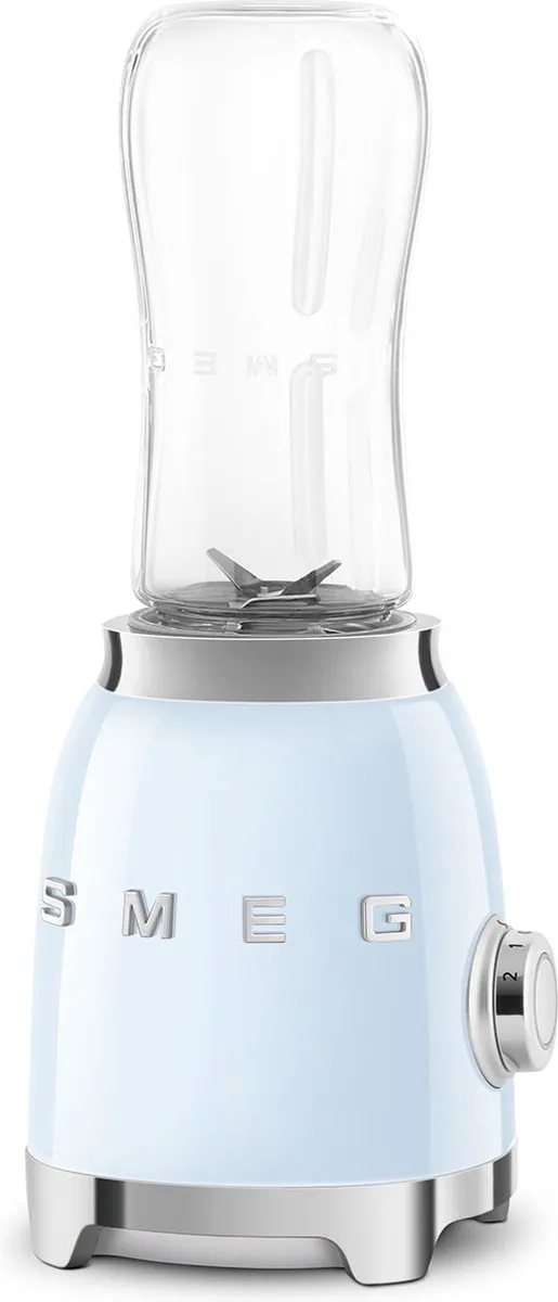Smeg PBF01 Personal Blender 300W Pastelblauw - 2x 600ml