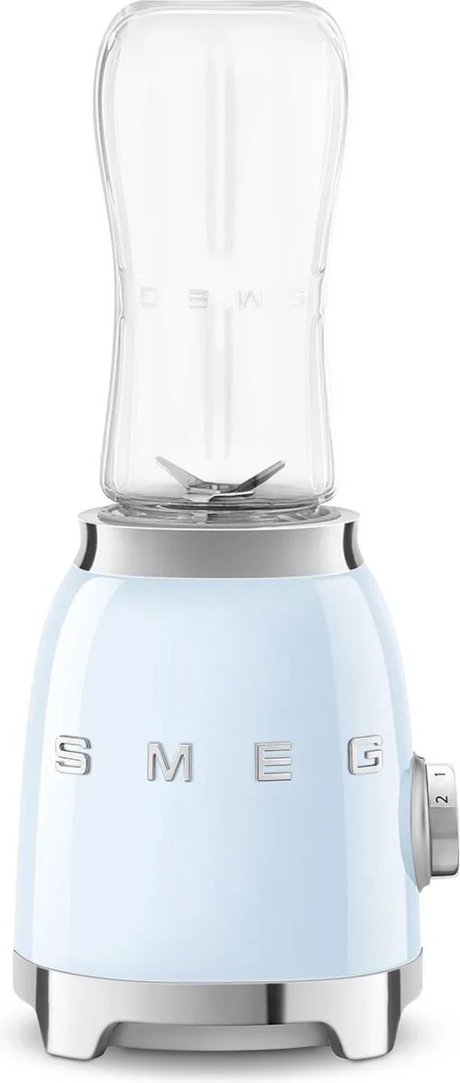 Smeg PBF01 Personal Blender 300W Pastelblauw - 2x 600ml
