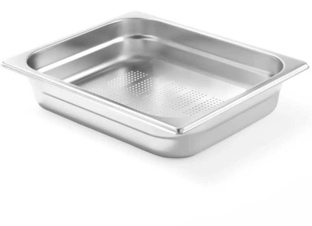 HENDI Geperforeerde GN-Container 4L - RVS 18/10 - 65mm