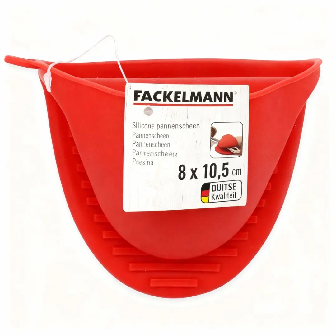 Fackelmann Siliconen Pannenlap Colors Edition - Rood