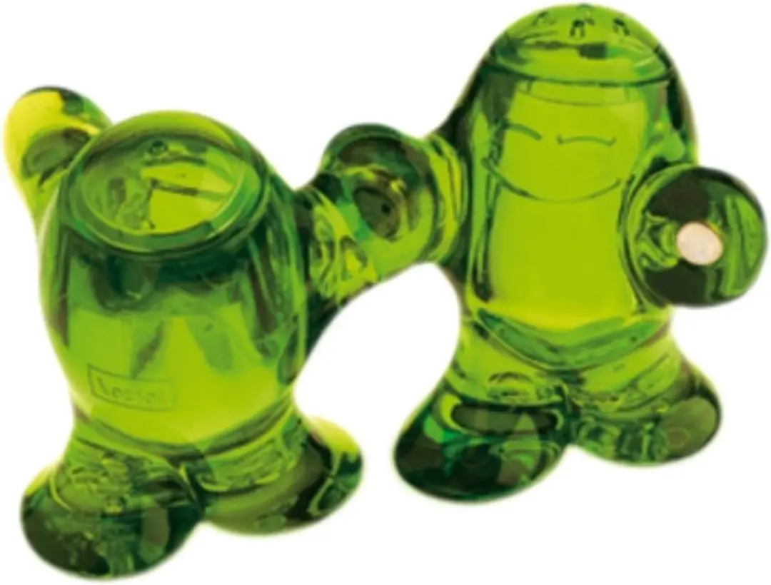 Koziol STEP 'N PEP Peper- en Zoutset Groen