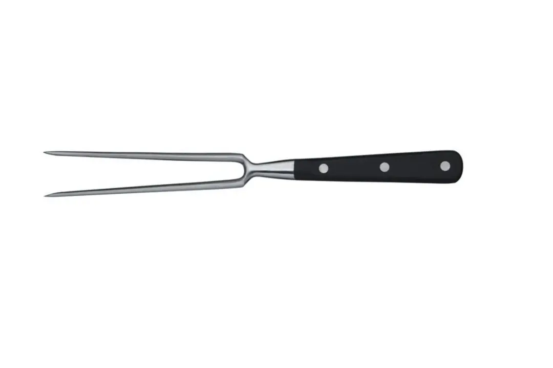 Masterclass Roestvrijstalen Vleessnijders Set 2 Stuks - Zilver/Zwart