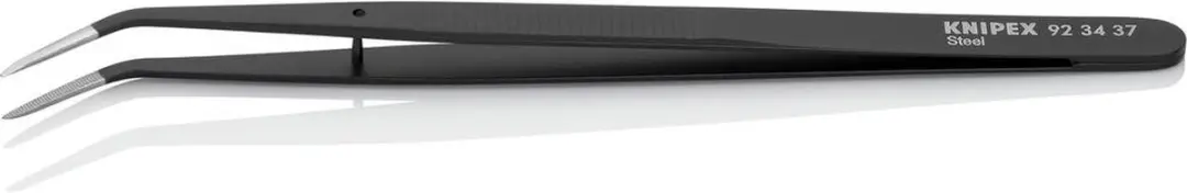 Knipex 92 34 37 Precisiepincet Spits 45° - 155mm - afbeelding 6 van 6