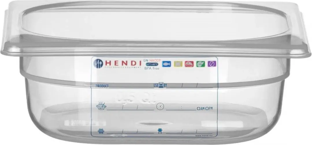 HENDI GN1 Gastronorm Bak 1L - Transparant - afbeelding 6 van 6