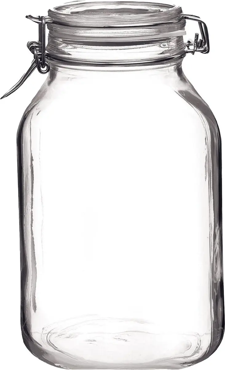 Bormioli Rocco Voorraadpot 2L - 4 Stuks - Transparant - afbeelding 6 van 6