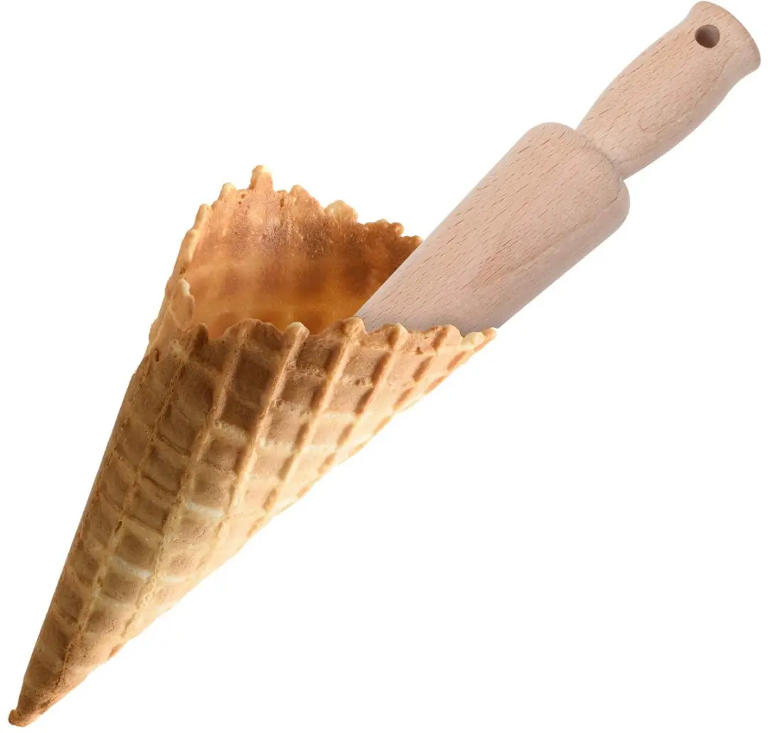Westmark Wafel- en IJshoorntjesmaker 28cm - Lichtbruin