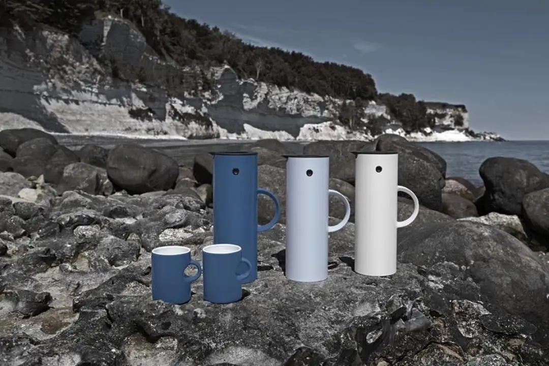 Stelton EM77 Thermoskan 1L - Wit