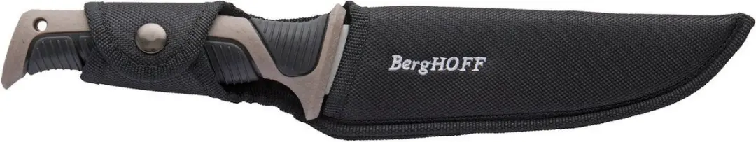 BergHOFF Everslice Chefmes 20cm - Titanium Antikleeflaag - Zwart/Grijs