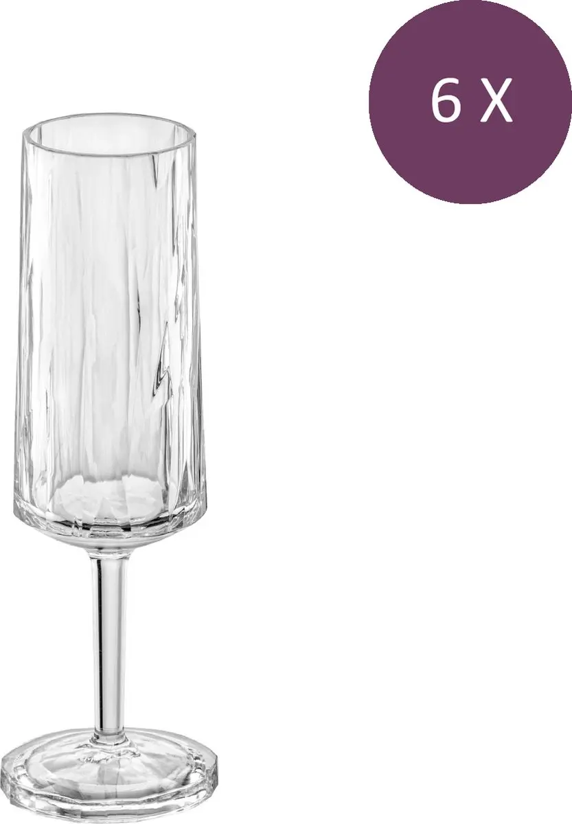 Koziol Superglas Club No.14 Champagneflutes 100ml