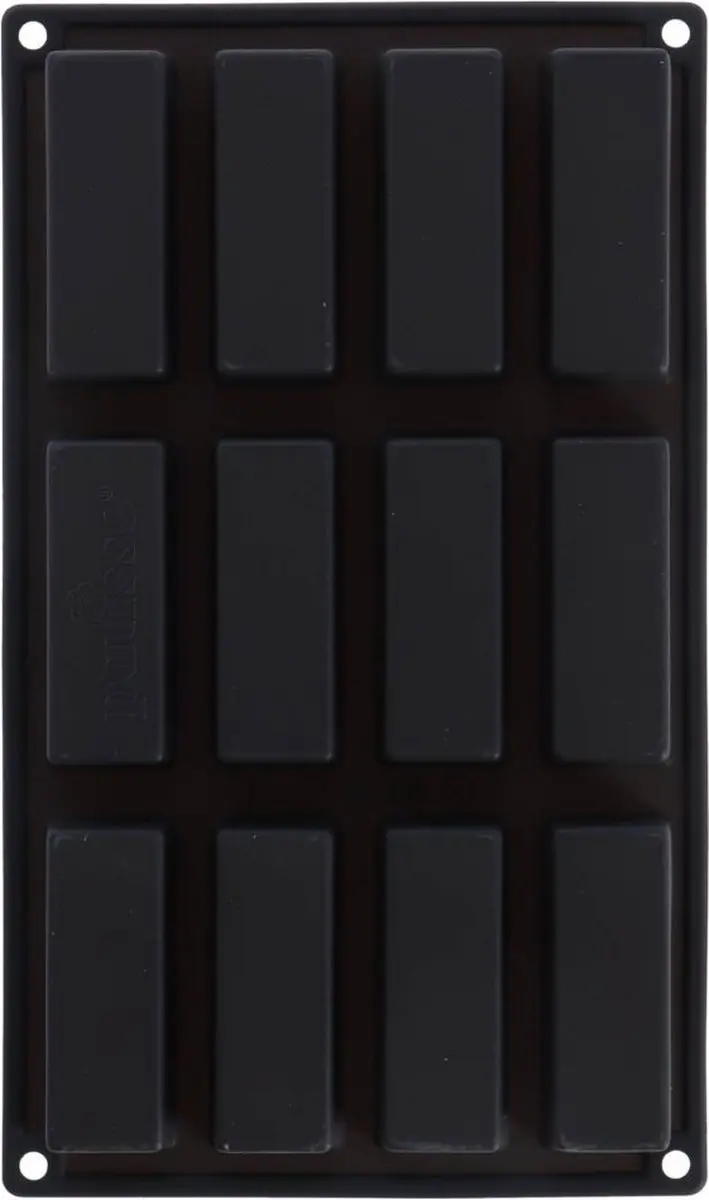Patisse Mini Cakevorm Starflex - 12 Stuks - Zwart