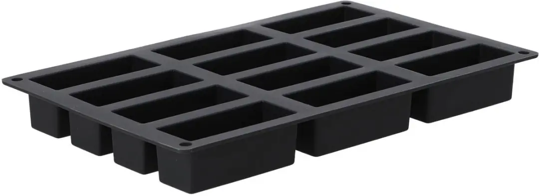 Patisse Mini Cakevorm Starflex - 12 Stuks - Zwart