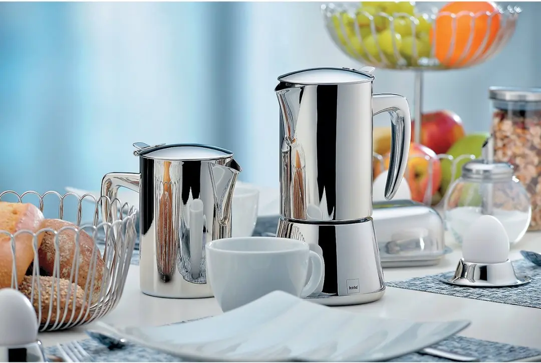 Kela Latina Espressomaker 6 Koppen - Zilver - afbeelding 6 van 6