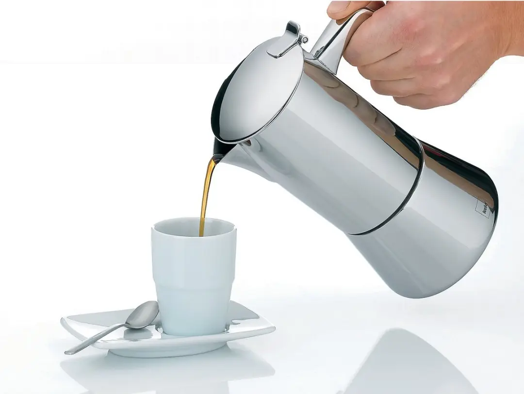 Kela Latina Espressomaker 6 Koppen - Zilver