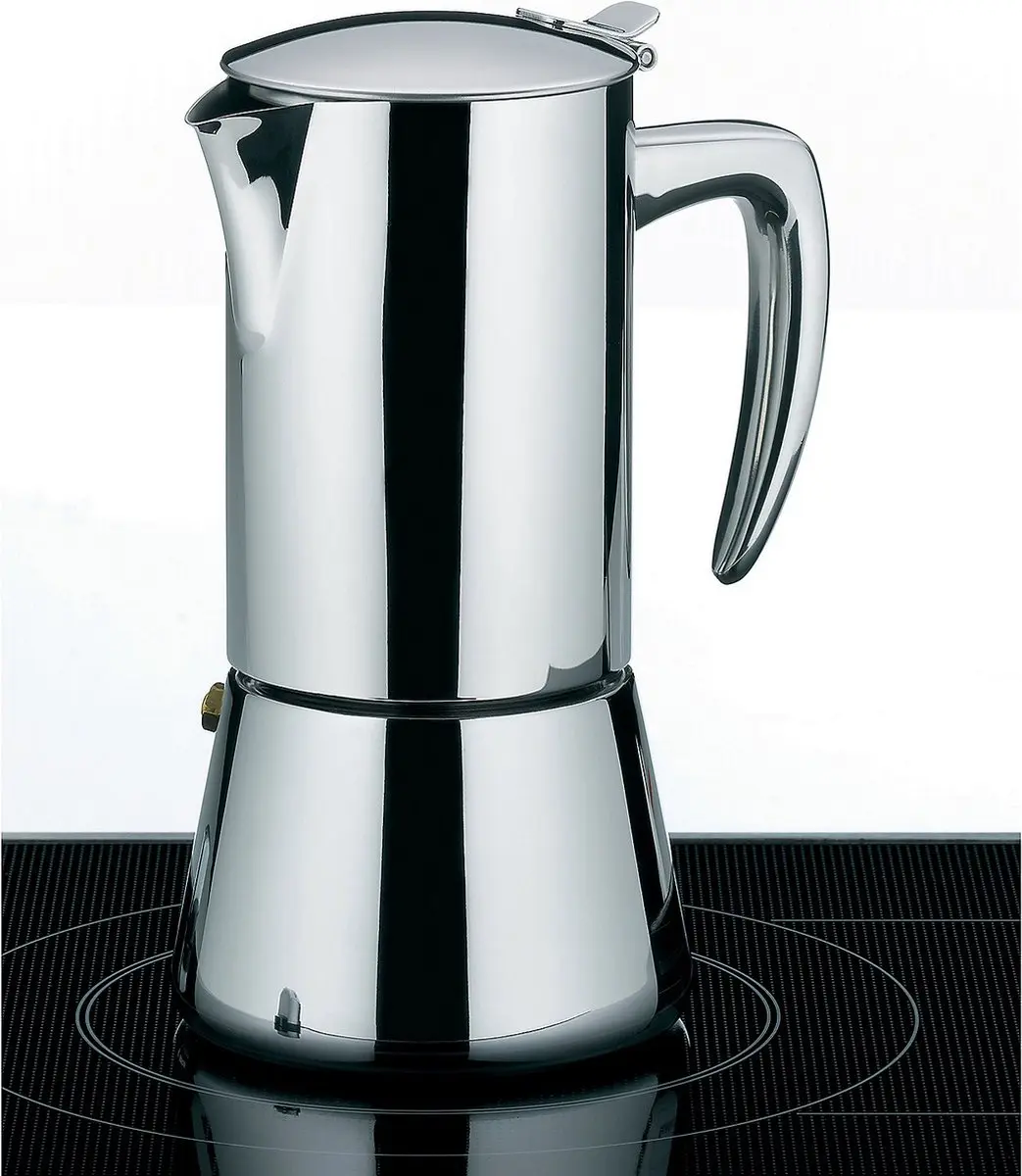 Kela Latina Espressomaker 6 Koppen - Zilver