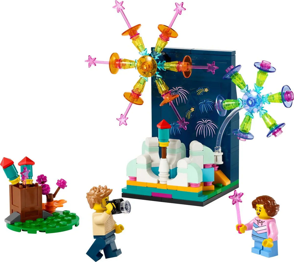 LEGO Firework Celebrations 40689 - 184 Stukken - 2 Minifiguren - afbeelding 5 van 6