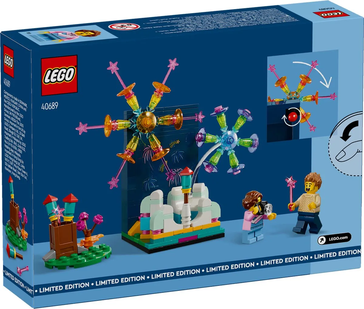 LEGO Firework Celebrations 40689 - 184 Stukken - 2 Minifiguren - afbeelding 6 van 6