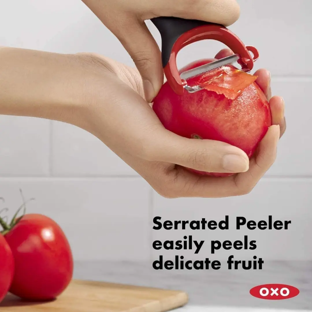 OXO Good Grips 3-delige Schilset - Zwart/Oranje