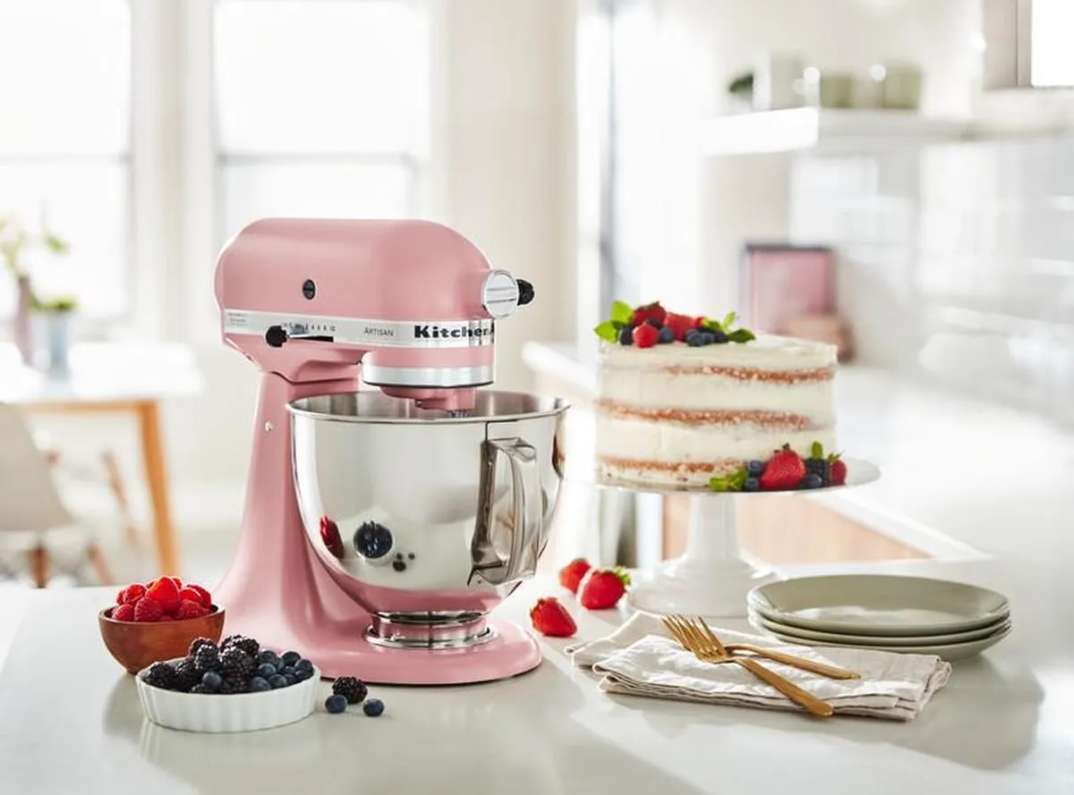 KitchenAid Artisan Keukenrobot 300W 4,8L Roze