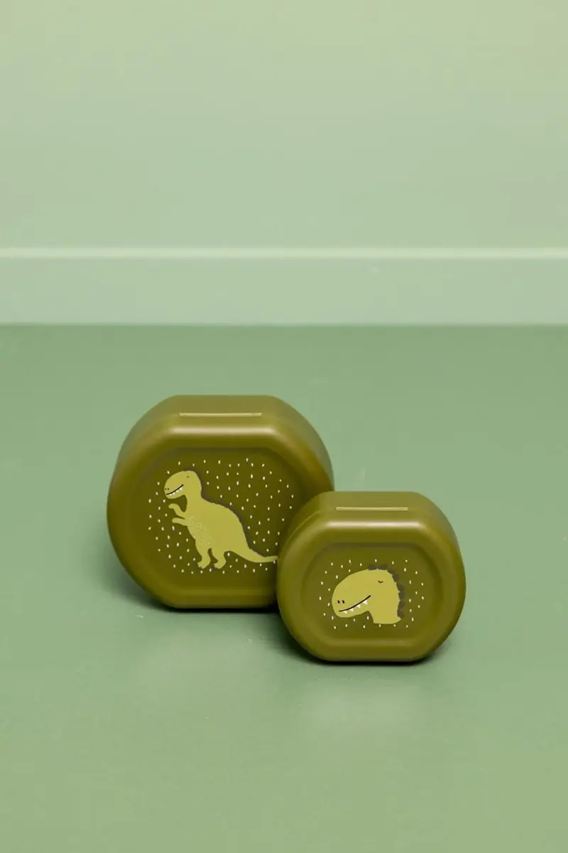 Trixie Mr. Dino Snackdoosjes 2-delig - 0.30L - Groen