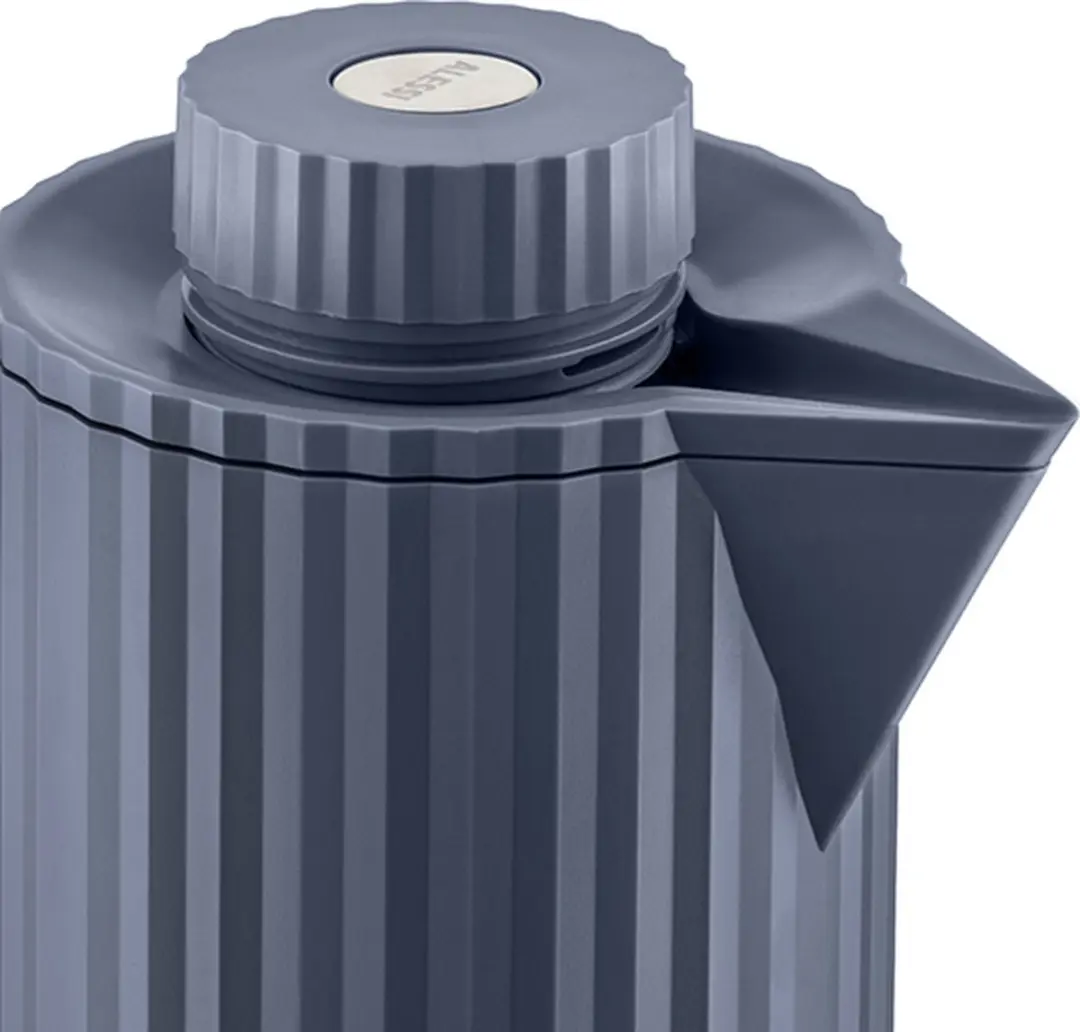Alessi Plissé Thermoskan 1L - Blauw