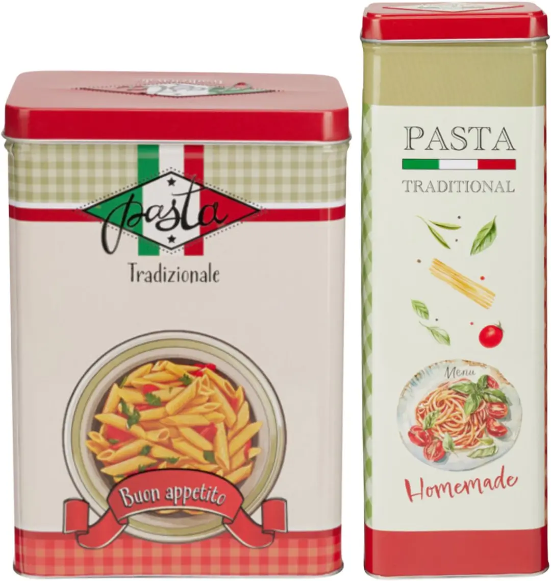 Excellent Houseware Nostalgia Pasta Bewaarblik Set