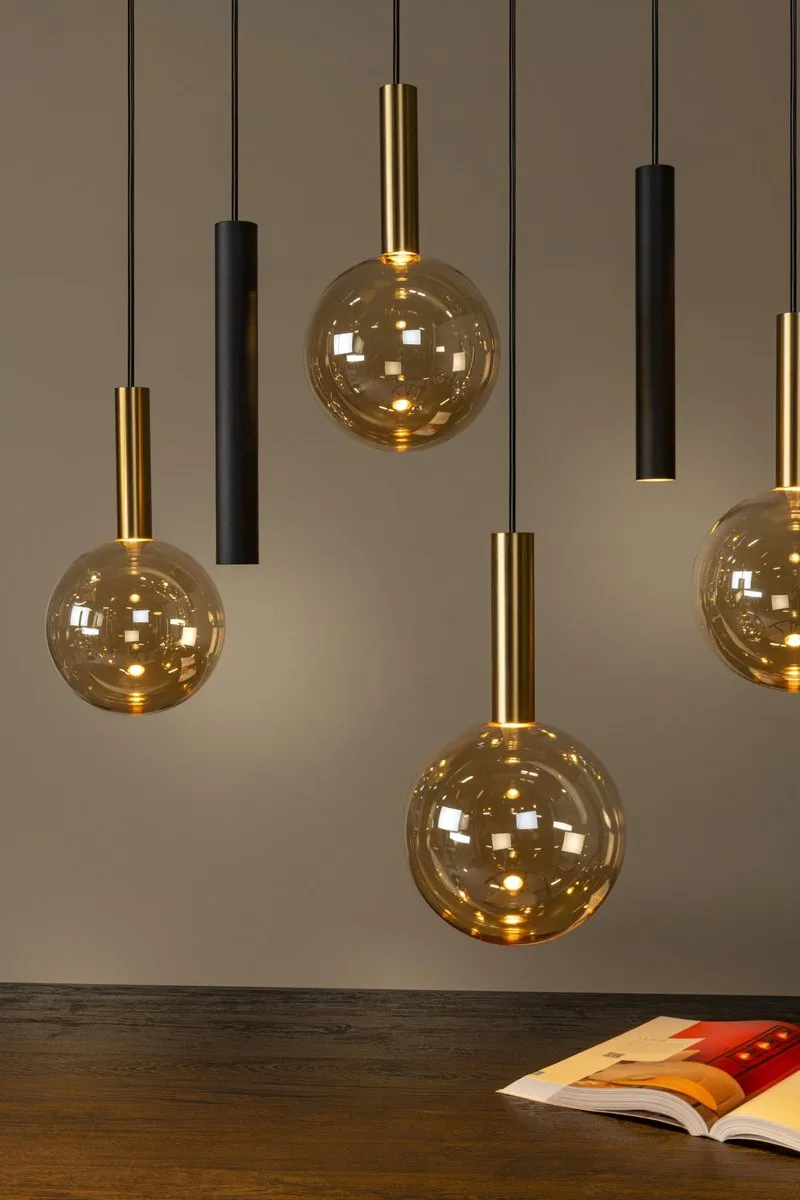 Lucide Josiane Hanglamp 7xG9 - Zwart
