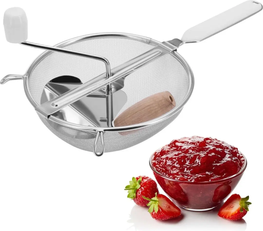 Westmark Passeerzeef 20cm - Roestvrij Staal/Zwart/Wit