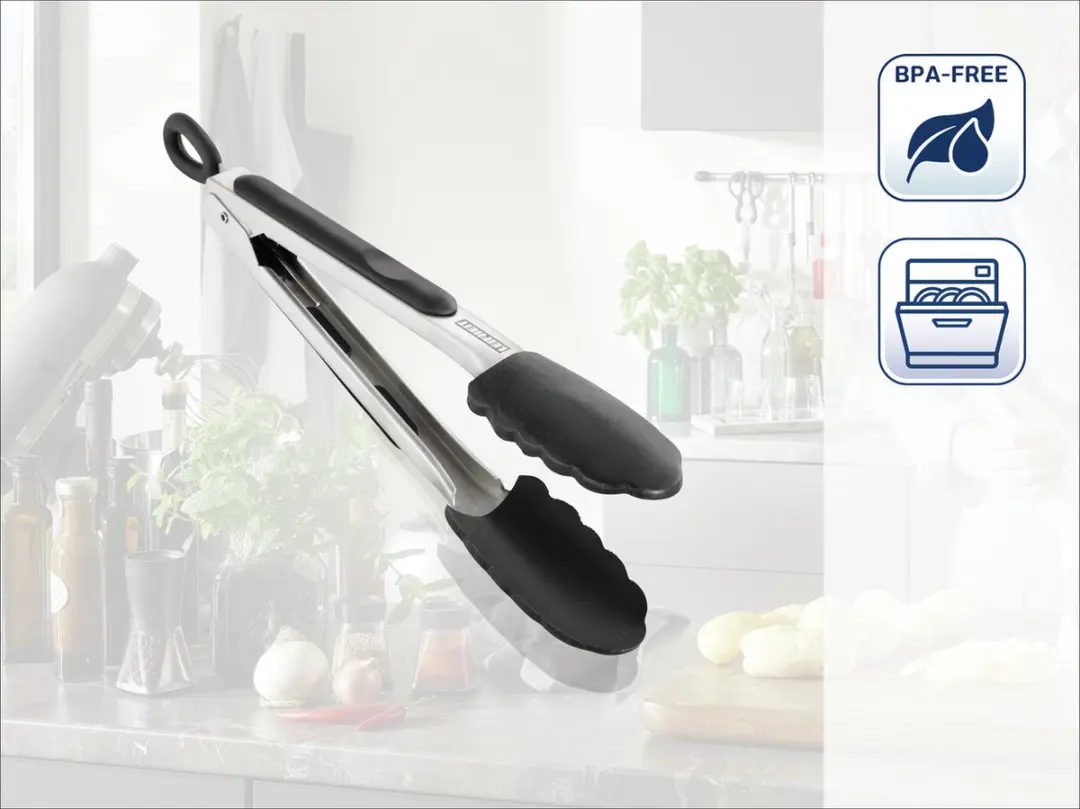 Leifheit Proline Keukentang Grilltang 23cm - RVS - Grijs/Zwart
