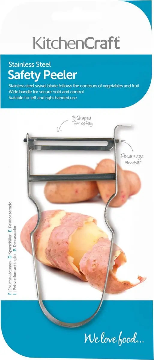 KitchenCraft Dunschiller RVS 11,5x7cm - Zilver