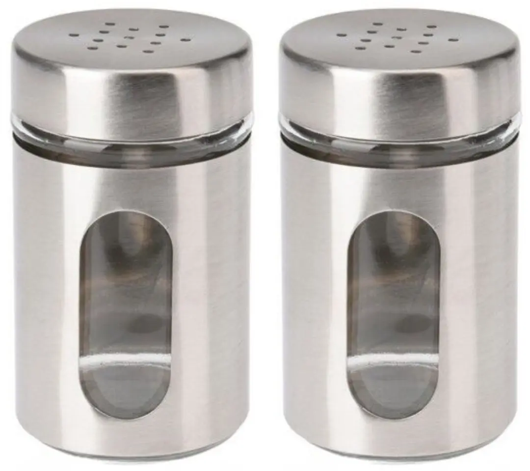 Excellent Houseware Peper/Zoutstrooier Glas 94ml
