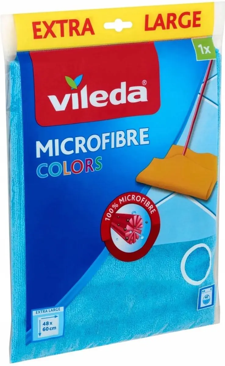 Vileda Microvezel Dweil - Kleurrijk