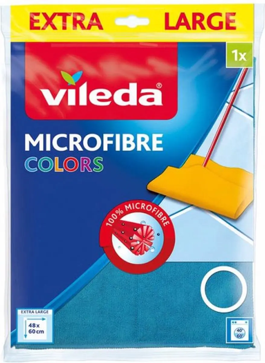 Vileda Microvezel Dweil - Kleurrijk
