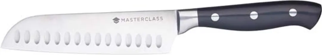 MasterClass Santokumes 12cm Zelfscherpend - Zwart