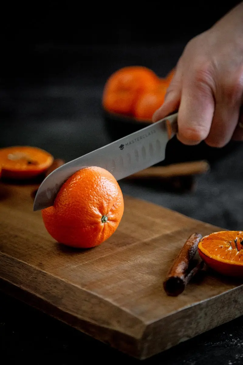 MasterClass Santokumes 12cm Zelfscherpend - Zwart