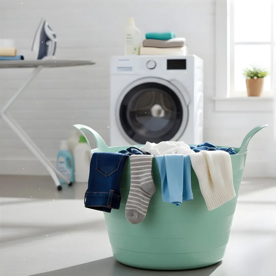 Excellent Houseware Flexibele Wasmand 30L Mintgroen EH-1204170