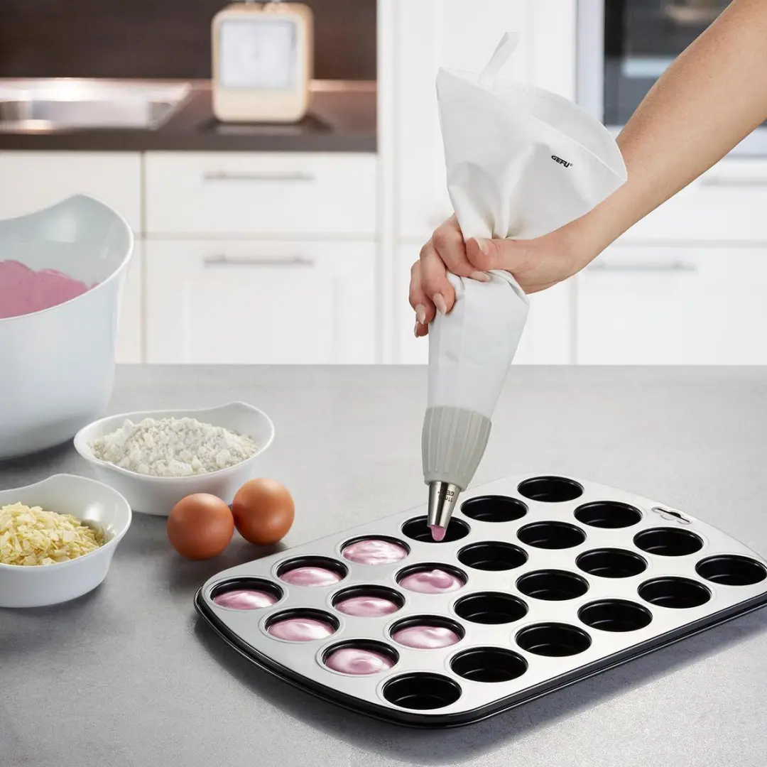 GEFU Decore Spuitzakset - 5-delig - RVS spuitmondjes