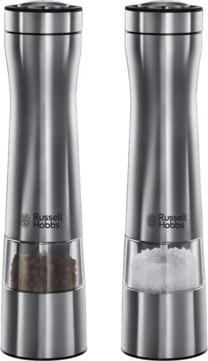 Russell Hobbs Peper- & Zoutmolen Set Elektrisch - 23cm - Grijs