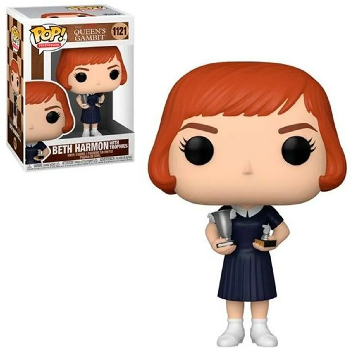 Funko Pop! The Queen's Gambit Beth met Trohpies - 9cm - Multicolor