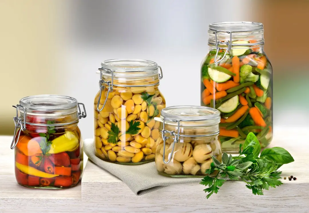 Bormioli Rocco Weckpot 1L - Glas met beugelsluiting