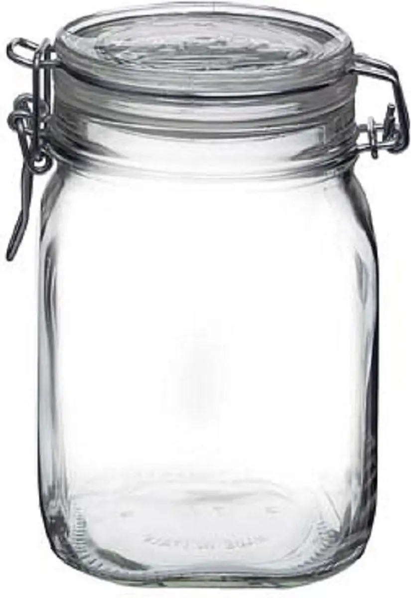 Bormioli Rocco Weckpot 1L - Glas met beugelsluiting