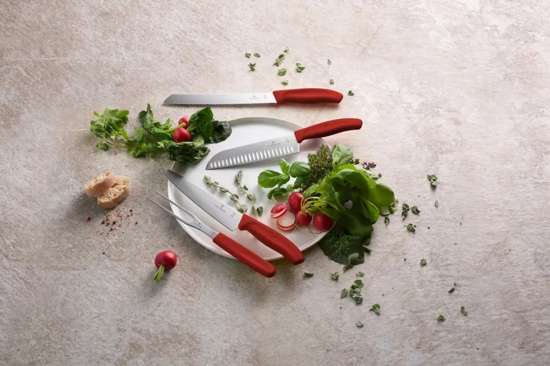 Victorinox Swiss Classic Broodmes 21cm - Rood