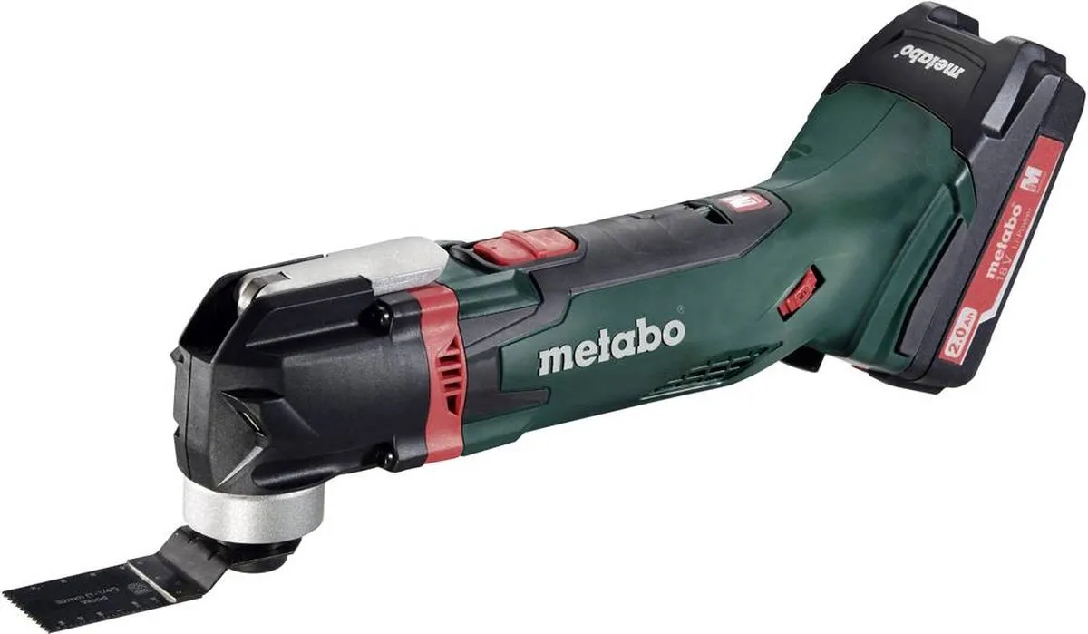 Metabo 18V Oscillerende Multischuurmachine 613021510 - 2x 2.0Ah Accu - 10 Accessoires