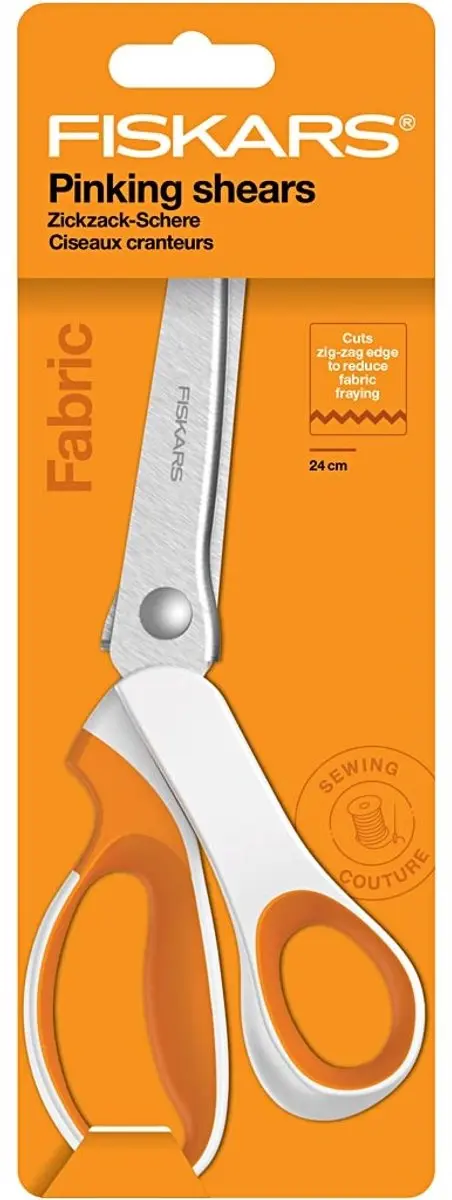 Fiskars Klassieke Stoffenschaar 23cm - Oranje