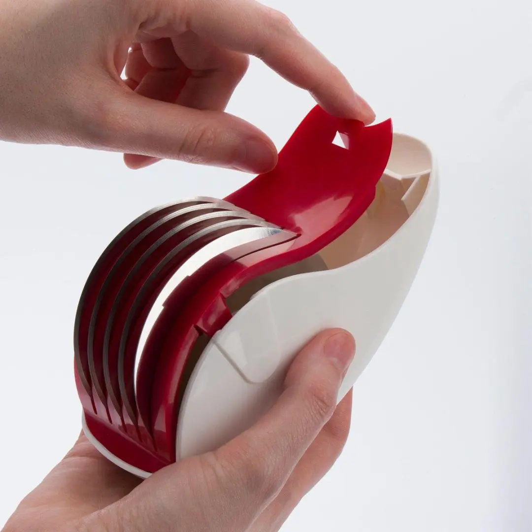 Westmark Kruidensnijder Schneidfix 15cm - 5 Wieltjes - Wit/Rood
