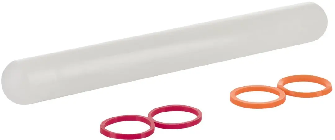 Westmark Fondant-/Marsepeinroller met dikteringen - 22,2 cm - Wit