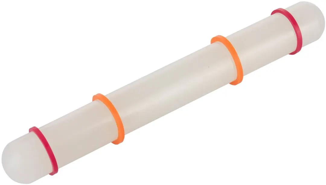 Westmark Fondant-/Marsepeinroller met dikteringen - 22,2 cm - Wit